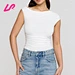 ruched side crop top